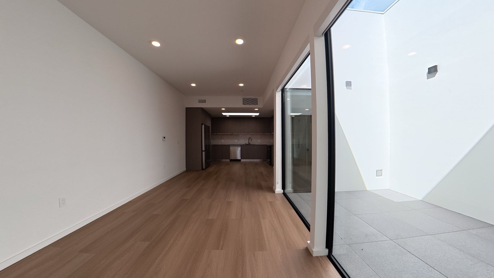 Kitchen & deck — residences photo, 5119 Colfax
